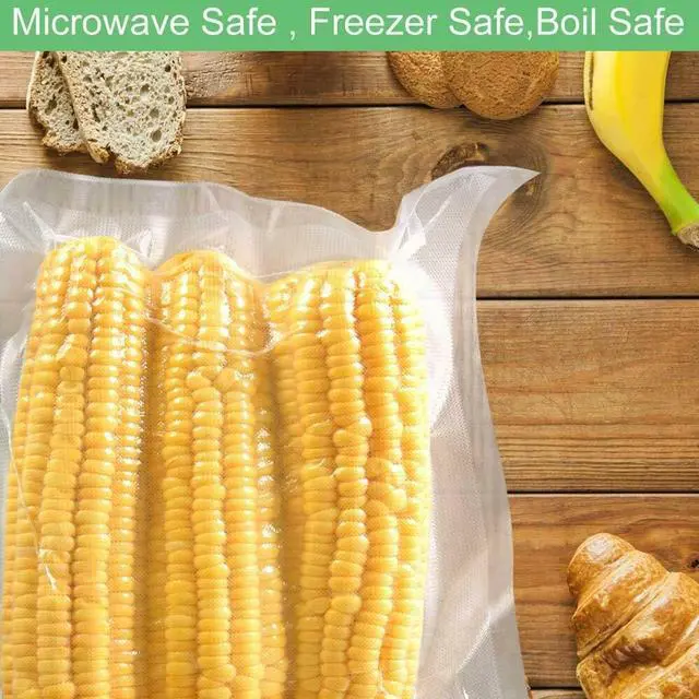 Alt view image 4 of 7 - 200 Quart 8"x12" 4 mil Embossed Food Vacuum Sealer Bags - Great for Food Saver