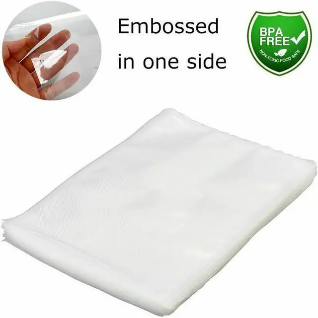 Alt view image 6 of 7 - 200 Quart 8"x12" 4 mil Embossed Food Vacuum Sealer Bags - Great for Food Saver