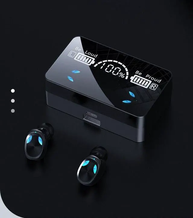 Alt view image 6 of 7 - Bluetooth Earbuds for Apple iphone  Wireless Earphone Waterproof mirror surface