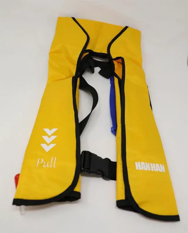 Alt view image 5 of 7 - HANHAN Manual Inflatable Life Jacket Vest   CE, PFD ,CCS Certificated Pink With 33 CO2 Cylinder Ready To Use