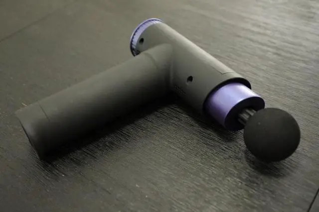 Alt view image 6 of 7 - Muscle Massage Gun Professional hand held Fascial Massager Deep Tissue Percussion 4 Heads