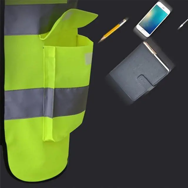 Alt view image 6 of 7 - safety vest Reflective Vest Working Clothes for Outdoor sports XL Green