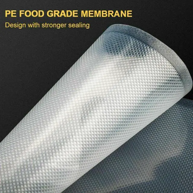 Alt view image 2 of 7 - 200 Pint 6" x 10" Food Vacuum Sealer Bags Embossed Vac And Pac Bags