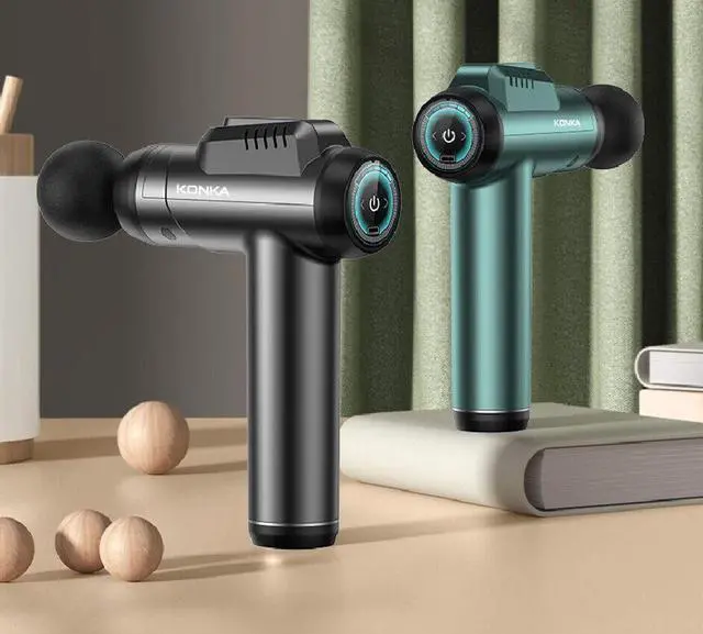 Alt view image 2 of 4 - super light 6speeds Massage Gun Percussion Massager Deep Tissue Muscle Relax 8H power good for travel Green