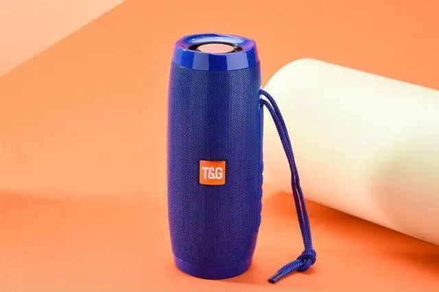 Main image of Bluetooth Speaker Wireless Waterproof Stereo Bass USB/TF/FM Radio coloful light Blue