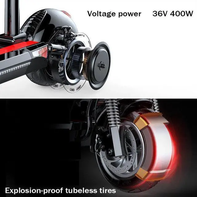 Alt view image 7 of 7 - LDLC heavy duty Electric Scooter 500W 28MPH E-Scooter Seated NFC system range 28mile