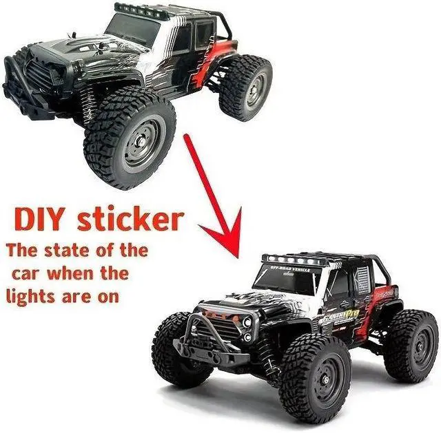 Alt view image 2 of 5 - LDLC 70KM/H FWD RC Car 1:16 High-speed SUV style Brushless Version Desert Off-road Climbing Car