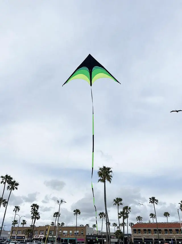 Alt view image 7 of 7 - LDLC 9.2FT wide huge Kite for Kids & Adults with 100FT Tail and 8" 1000FT String Reel
