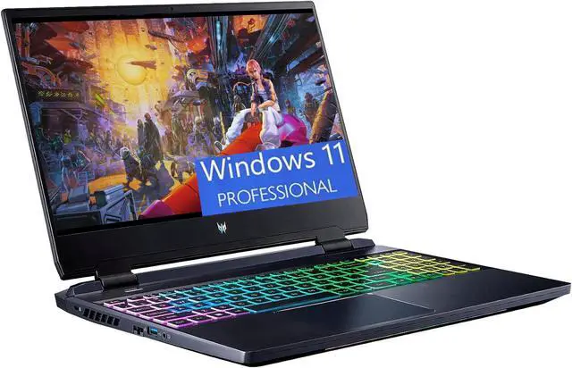 Main image of Acer Predator Helios 300 15 Gaming Laptop, 15.6" Full HD 165Hz Display, Intel i7-12700H 14-Core Processor, GeForce RTX 3060 6GB Graphic, 32GB DDR5  1TB PCIe SSD, Backlit Thunderbolt, Windows 11 Pro