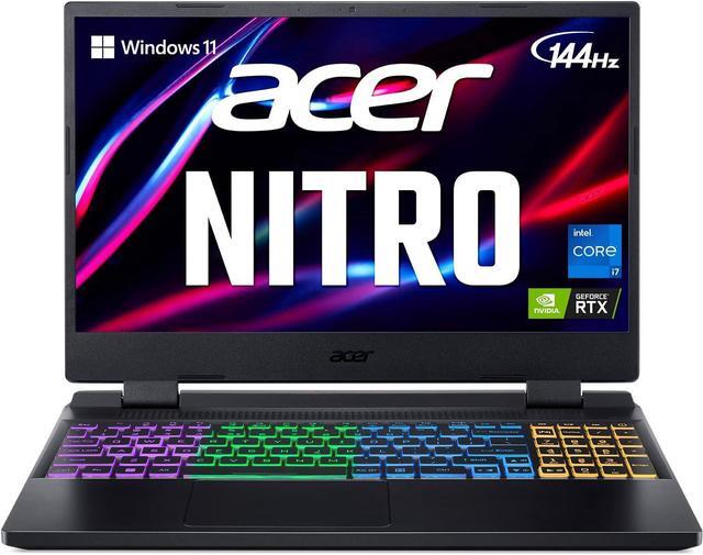 Alt view image 2 of 6 - Acer Nitro 5 15 Gaming Laptop, 15.6" FHD 144Hz, Intel Core i7-12700H 14 Cores, NVIDIA GeForce RTX 3060 6GB Graphics, 64GB DDR4  1TB PCIe SSD, Killer Wi-Fi 6 RGB Keyboard, Windows 11 Pro