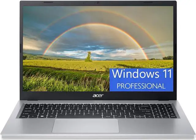 Main image of Acer Aspire 3 15 Slim Laptop, 15.6" Full HD (1920 x 1080) Display, AMD Ryzen 3 7320U 4 Core Processor, AMD Radeon Graphics, 8GB  DDR4  512GB  PCIe SSD, Wi-Fi 6, Windows 11 Pro