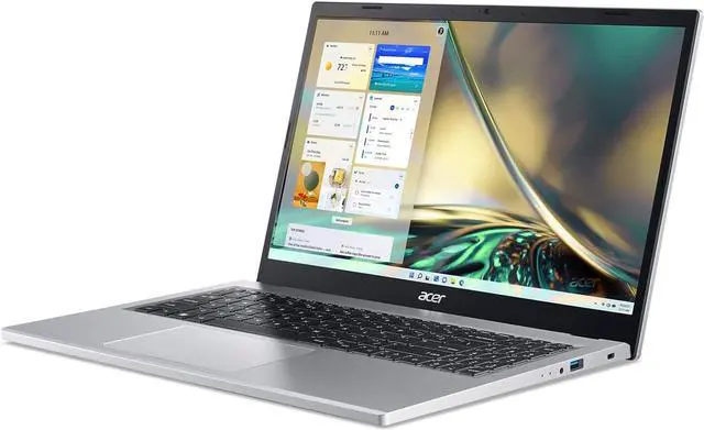 Alt view image 3 of 7 - Acer Aspire 3 15 Slim Laptop, 15.6" Full HD (1920 x 1080) Display, AMD Ryzen 3 7320U 4 Core Processor, AMD Radeon Graphics, 8GB  DDR4  512GB  PCIe SSD, Wi-Fi 6, Windows 11 Pro