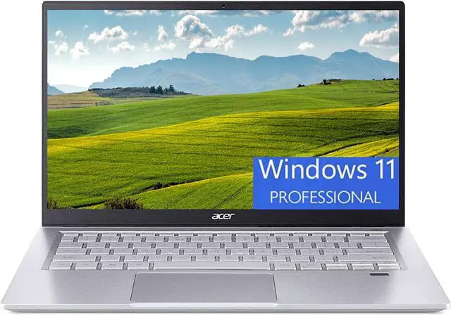 Main image of Acer Swift 3 Intel Evo Thin & Light Laptop, 14" Full HD Display, Intel Core i7-1165G7 4 cores, Iris Xe Graphics, 8GB  DDR4  256GB  PCIe SSD,  Wi-Fi 6 Back-lit KB, Windows 11 Pro