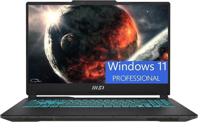 Main image of MSI Cyborg 15 Gaming Laptop, 15.6" FHD 144Hz Display, Intel Core i7-12650H 10-cores Processor, NVIDIA GeForce RTX 4060 8GB GDDR6, 32GB DDR5  1TB PCIe SSD, Backlit Keyboard, Windows 11 Pro