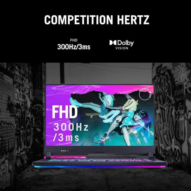 Alt view image 4 of 6 - ASUS ROG Strix G15 Gaming Laptop, 15.6" 300Hz IPS FHD Display, AMD Ryzen 7 6800H 8-core Processor, NVIDIA GeForce RTX 3060 6GB GDDR6, 64GB DDR5  1TB PCIe SSD, Wi-Fi 6E, Bluetooth 5.2, Windows 11 Pro
