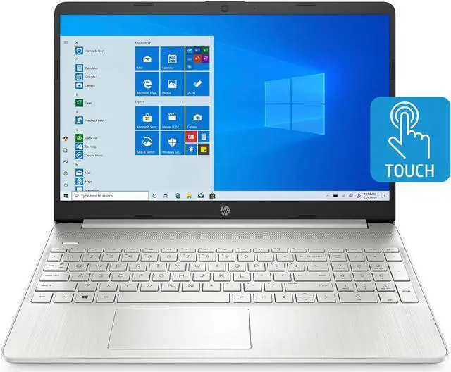 Alt view image 2 of 6 - HP 15 Laptop, 15.6" HD Touchscreen, AMD Ryzen 3 3250U Dual-Core Processor, AMD Radeon Graphics, 12GB DDR4  512GB PCIe SSD,720p Webcam, WiFi, Windows 10