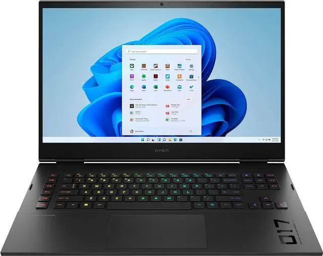 Alt view image 2 of 6 - HP OMEN 17 Gaming Laptop, 17.3" QHD 165Hz, Intel core i7-13700HX 16 cores Processor, GeForce RTX 4070 8GB GDDR6 Graphics, 64GB DDR5  512GB PCIe SSD, RGB backlit, Windows 10 Pro