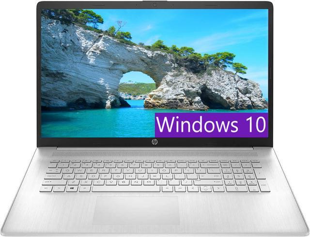 Main image of HP 17 Laptop, 17.3" HD+ Touchscreen, AMD Ryzen 5 5500U 6 cores Processor, AMD Radeon Graphics, 32GB DDR4  1TB PCIe SSD, HDMI, Webcam, Windows 10