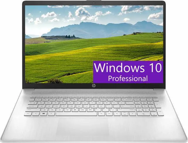 Main image of HP 17 Business Laptop, 17.3" HD+ Touchscreen, Intel Core i7-1255U 10 Cores Processor, Intel Iris Xe Graphics, 8GB DDR4  512GB PCIe SSD, WiFi 6, Bluetooth, Backlit Keyboard, Windows 10 Pro