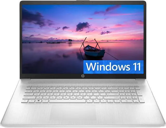 Main image of HP Pavilion 17 Laptop, 17.3" HD+ Display, AMD Ryzen 3 7320U Quad-Core Processor, AMD Radeon Graphics, 32GB DDR4  1TB PCIe SSD, WiFi 6, HDMI, Numeric Keypad, Windows 11