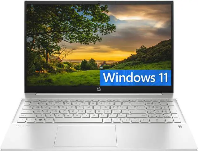 Main image of HP Pavilion 15 Laptop, 15.6" Full HD Touchscreen, AMD Ryzen 7 5825U 8 Cores Processor, AMD Radeon Graphics, 32GB DDR4  1TB PCIe SSD, Backlit Keyboard, Wi-Fi 6, Windows 11