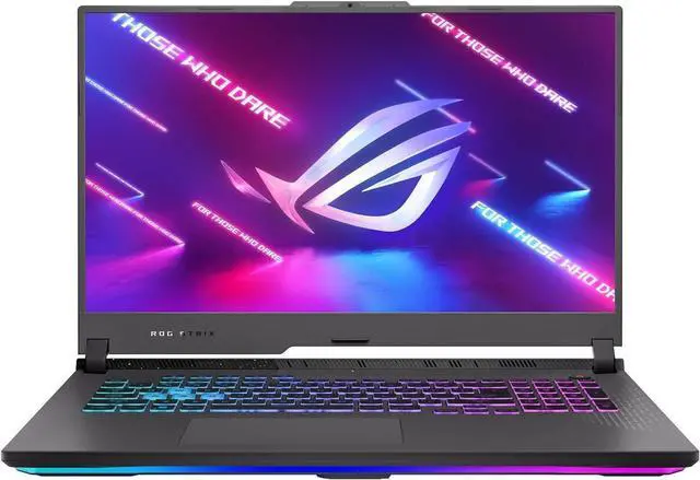 Alt view image 2 of 7 - ASUS ROG Strix G17 Gaming Laptop, 17.3" QHD 240Hz Display, AMD Ryzen 9 7945HX 16 Cores Processor, NVIDIA GeForce RTX 4060 8GB GDDR6, Wi-Fi 6E, 64GB DDR5  1TB PCIe SSD, Windows 11