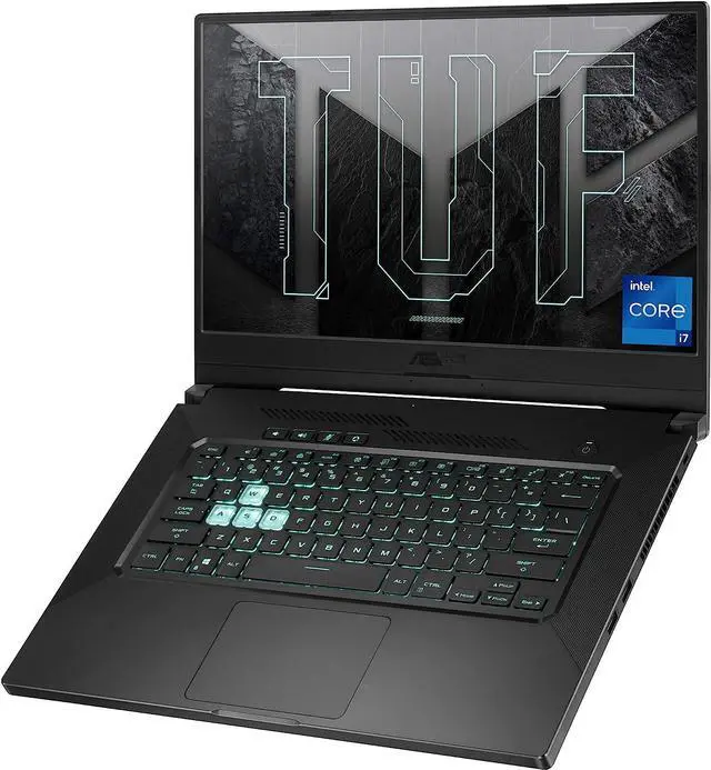 Alt view image 3 of 6 - ASUS TUF Dash 15 Ultra Slim Gaming Laptop, 15.6" 144Hz FHD, Intel Core i7-11370H 4 cores, NVIDIA GeForce RTX 3050 Ti 4GB GDDR6, Wi-Fi 6, Thunderbolt 4, 64GB DDR5  4TB PCIe SSD, Windows 11