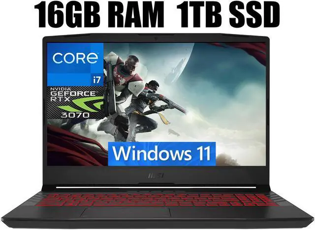 Main image of MSI Pulse GL66 15 Gaming Laptop, 15.6" FHD 144Hz , Intel Core i7-11800H 8 Cores Processor, NVIDIA GeForce RTX 3070 8GB GDDR6, RGB Keyboard, BT 5.1, 16GB DDR4  1TB PCIe SSD, Windows 11