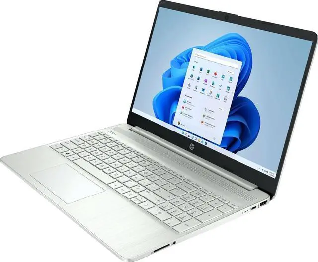 Alt view image 4 of 6 - HP 15 Laptop, 15.6 HD display, AMD Ryzen 7 5700U 8 cores Processor, AMD Radeon Graphics, Full-Size Keyboard, Wi-Fi 6 & Bluetooth, 16GB DDR4  512GB PCIe SSD, Windows 11 Pro