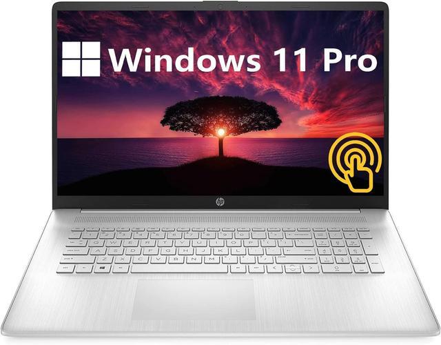 Alt view image 2 of 6 - HP 17 Laptop, 17.3" HD+ (1600 x 900) Touchscreen, AMD Ryzen 5 5500U 6 cores Processor, AMD Radeon Graphics, Wi-Fi, Bluetooth, 720p HD Camera, 16GB DDR4  2TB PCIe SSD, Windows 11