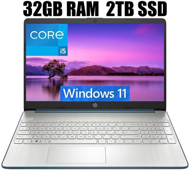 Main image of HP 15 Laptop, 15.6" FHD (1920 x 1080) Display, Intel Core i5-1235U 10 Cores Processor, Intel Iris Xe Graphics, Bluetooth, HDMI, WiFi 5, 32GB DDR4  2TB PCIe SSD, Windows 11