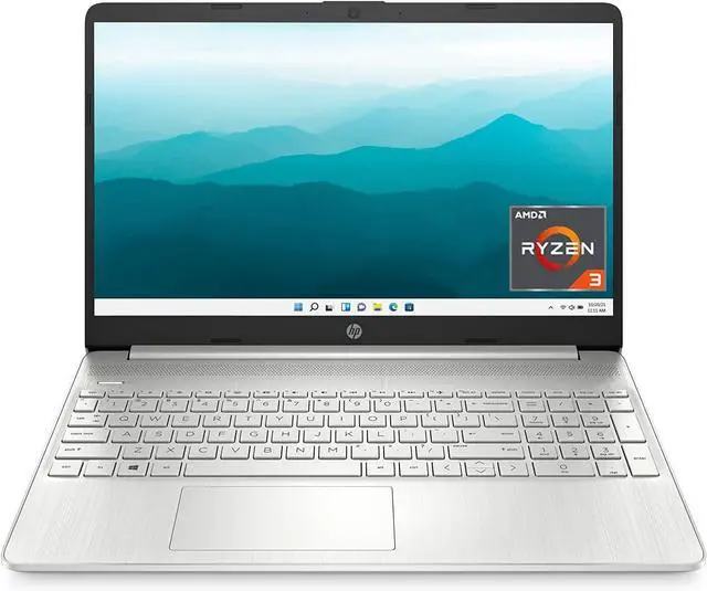 Alt view image 2 of 6 - HP 15 Laptop, 15.6" HD (1366 x 768) Display, AMD Ryzen 3 5300U 4 Cores Processor, AMD Radeon Graphics, 32GB DDR4  512GB PCIe SSD, Webcam, HDMI, Wi-Fi, Windows 11