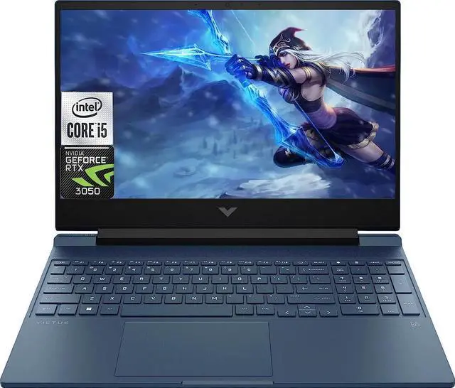 Alt view image 2 of 6 - HP Victus 15 Gaming Laptop, 15.6" FHD Display, Intel Core i5-12500H 12 Cores Processor, RTX 3050 4GB Graphic, 32GB DDR4  2TB PCIe SSD, Backlit Keyboard, Windows 11 ,Office 2024 License