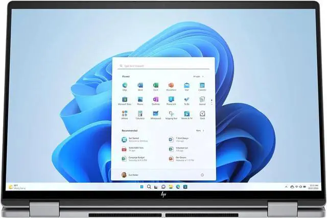 Alt view image 5 of 6 - HP Envy x360 2-in-1 16 Laptop, 16" WUXGA Touchscreen, AMD Ryzen 5 8640HS 6-Core Processor, AMD Radeon Graphics, 8GB  DDR4  512GB  PCIe SSD, Backlit KB, Windows 11 Pro ,Office 2024 License