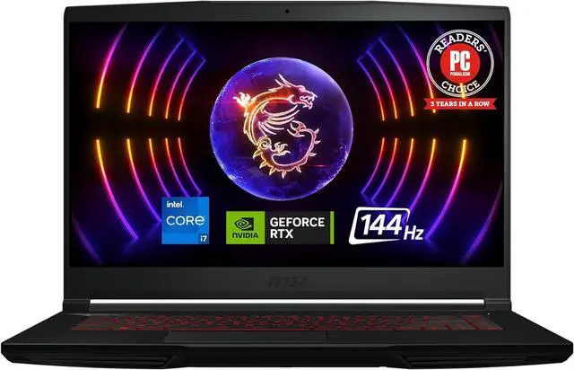 Alt view image 2 of 6 - MSI Thin GF63 15 Gaming Laptop, 15.6" FHD 144Hz, Intel Core i7-12650H 10-Cores, GeForce RTX 4050 6GB GDDR6 Graphics, 64GB DDR4  2TB PCIe SSD, Cooler Boost 5, Windows 11 Pro ,Office 2024 License