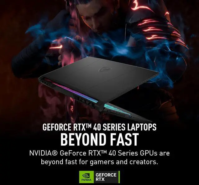 Alt view image 4 of 6 - MSI Katana A15 AI Gaming Laptop, 15.6" FHD 144Hz Display, AMD Ryzen 7 8845HS 8 core Processor, GeForce RTX 4060 8GB Graphic, 64GB DDR5  4TB PCIe SSD, RGB Backlit, Windows 11 Pro ,Office 2024 License