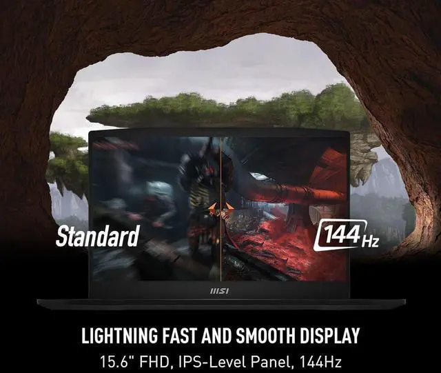 Alt view image 5 of 6 - MSI Katana A15 AI Gaming Laptop, 15.6" FHD 144Hz Display, AMD Ryzen 7 8845HS 8 core Processor, GeForce RTX 4060 8GB Graphic, 64GB DDR5  4TB PCIe SSD, RGB Backlit, Windows 11 Pro ,Office 2024 License