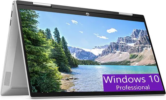 Main image of HP Pavilion x360 15 Laptop, 15.6" FHD Touchscreen, Intel Core i5-1235U 10 Cores Processor, Intel Iris Xe Graphics, 32GB DDR4  2TB PCIe SSD, Backlit Keyboard, HD Webcam, Windows 10 Pro
