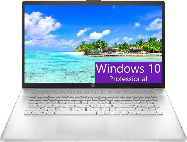 Main image of HP Pavilion 17 Laptop, 17.3" HD Touchscreen, AMD Ryzen 5 7530U 6 Cores Processor, AMD Radeon Graphics, 12GB DDR4  1TB PCIe SSD, WiFi 6, Bluetooth 5.3, HDMI, Windows 10Pro