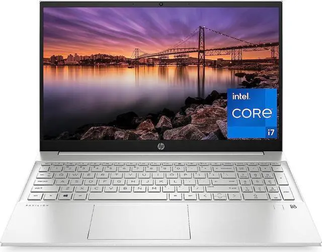 Alt view image 2 of 7 - HP Pavilion 15 Laptop, 15.6" Full HD (1920x1080) Display, Intel Core i7-1255U 10 Cores Processor, Intel Iris Xe Graphics, 16GB DDR4  1TB PCIe SSD, Fingerprint Reader, Wi-Fi, Windows 11