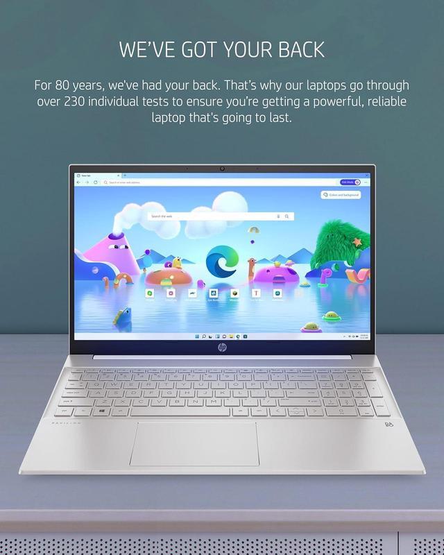 Alt view image 5 of 6 - HP Pavilion 15 Laptop, 15.6" FHD (1920 x 1080) Display, Intel Core i7-1165G7 4 cores Processor, Iris Xe Graphics, 32GB DDR4  2TB PCIe SSD, Audio by B&O, WFi 6, HDMI, Windows 11