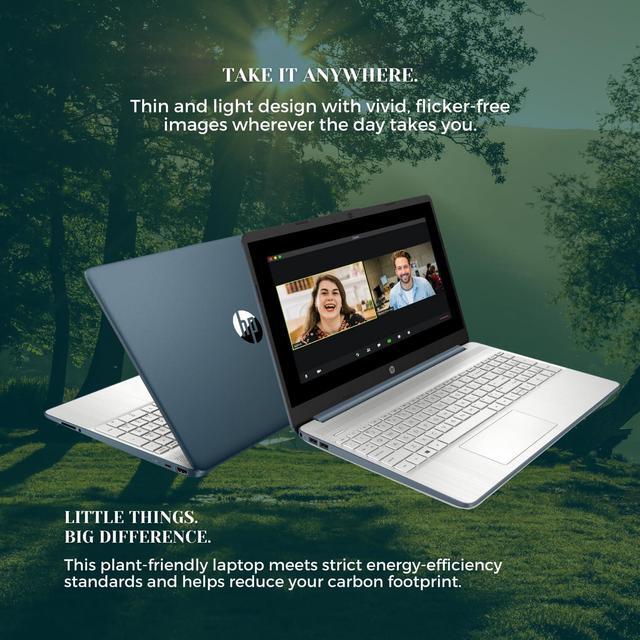 Alt view image 5 of 5 - HP 15 Laptop, 15.6" HD Display, Intel Core i3-1115G4 2 Cores Processor, Intel UHD Graphics, 20GB DDR4  512GB PCIe SSD, Wi-Fi, SD Card Reader, HDMI, Webcam, Windows 10