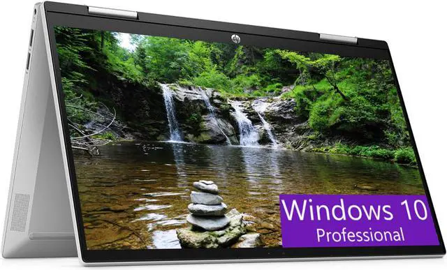 Main image of HP Pavilion x360 14 Laptop, 14" FHD Touchscreen, Intel Core i5-1235U 10 Cores Processor, Intel Iris Xe Graphics, 32GB DDR4  512GB PCIe SSD, Wi-Fi 6 and Bluetooth, Windows 10P