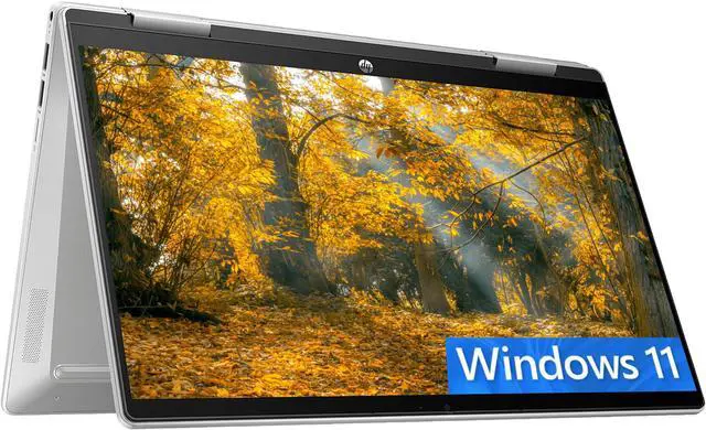 Main image of HP Pavilion x360 2-in-1 14 Laptop, 14" FHD Touchscreen, Intel Core i5-1235U 10 Cores Processor, Intel Iris Xe Graphics, 16GB DDR4  512GB PCIe SSD, Backlit Keyboard, Wi-Fi 6E, Windows 11
