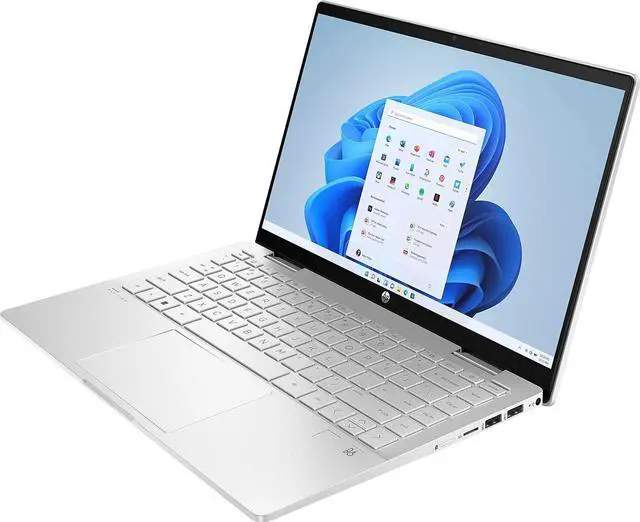 Alt view image 4 of 6 - HP Pavilion x360 2-in-1 14 Laptop, 14" FHD Touchscreen, Intel Core i5-1235U 10 Cores Processor, Intel Iris Xe Graphics, 16GB DDR4  512GB PCIe SSD, Backlit Keyboard, Wi-Fi 6E, Windows 11