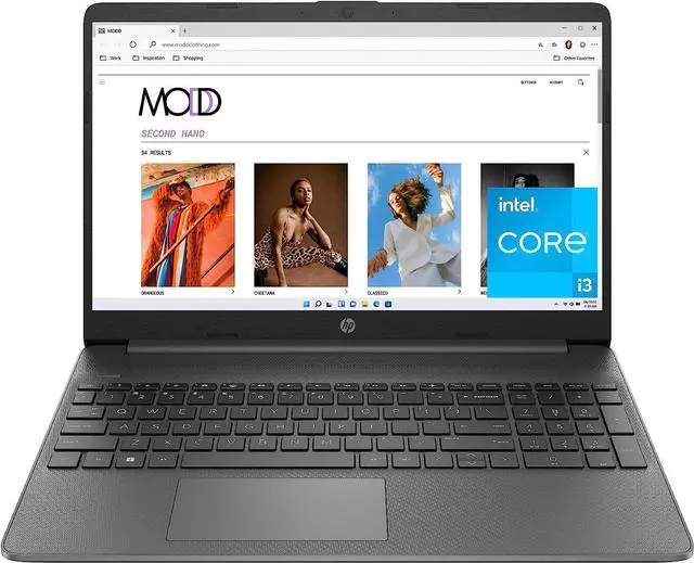 Alt view image 2 of 7 - HP 15 Lightweight Laptop, 15.6" FHD (1920 x 1080) Display, Intel Core i3-1215U 6 cores Processor, Intel UHD Graphics, 8GB DDR4  1TB PCIe SSD, Wi-Fi 6 + Bluetooth. 5.1, Windows 11H