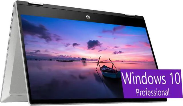 Main image of HP Pavilion x360 Convertible 2-in-1 14 Laptop, 14" FHD (1920 x 1080) Touchscreen, Intel Core i5-1135G7 Quad-core, Iris Xe Graphics, 16GB DDR4  256GB PCIe SSD, Wi-Fi 6 and Bluetooth 5, Windows 10 Pro