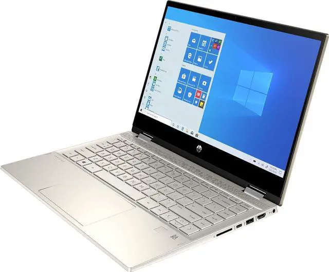 Alt view image 4 of 7 - HP Pavilion x360 2-in-1 14 Laptop, 14" FHD Touchscreen, Intel Core i5-1135G7 4 Cores Processor, Intel Iris Xe graphics, 32GB DDR4  1TB PCIe SSD, Fingerprint Reader, Webcam, Windows 11 Pro