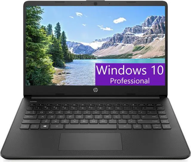 Main image of HP 14 Laptop, 14" HD Touchscreen, AMD Ryzen 3 5300U 4 Cores Processor, AMD Radeon Graphics, 16GB DDR4  256GB PCIe SSD, Wi-Fi, Bluetooth, HDMI, Webcam, Windows 10 Pro