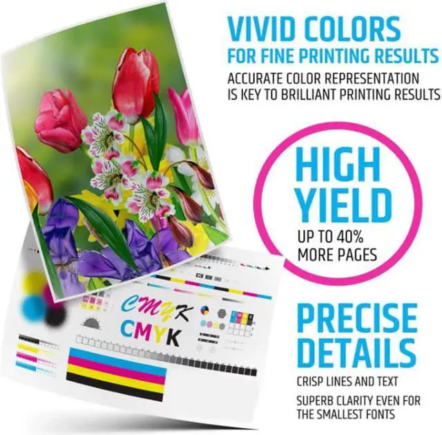 Alt view image 6 of 7 - JUSTCOLOR Compatible Toner Cartridge Replacement for HP 05A CE505A for HP Laserjet P2035 P2035N P2055DN P2030 P2050 P2055D P2055X (Black, 4-Pack)